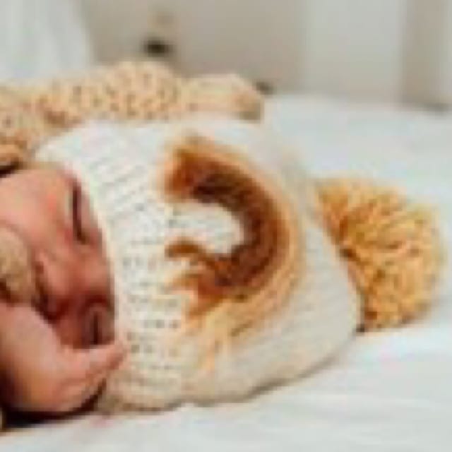 HL Rainbow Knit Beanie-Gold