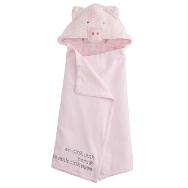 MP Infant Hooded Towel-Pig