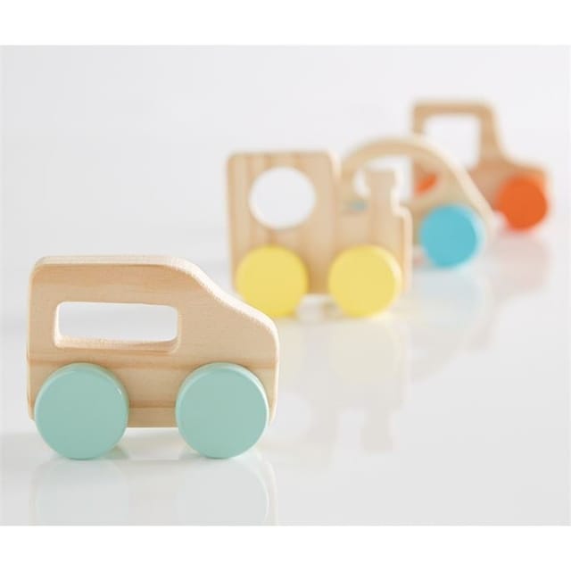MP Wood Toy Car-Yellow