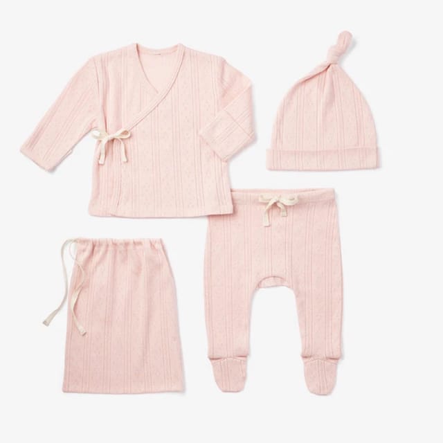 EB 4Pc Pointelle Gift Set-Pink-Newborn