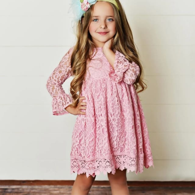 AS Light Pink Lace Dress
