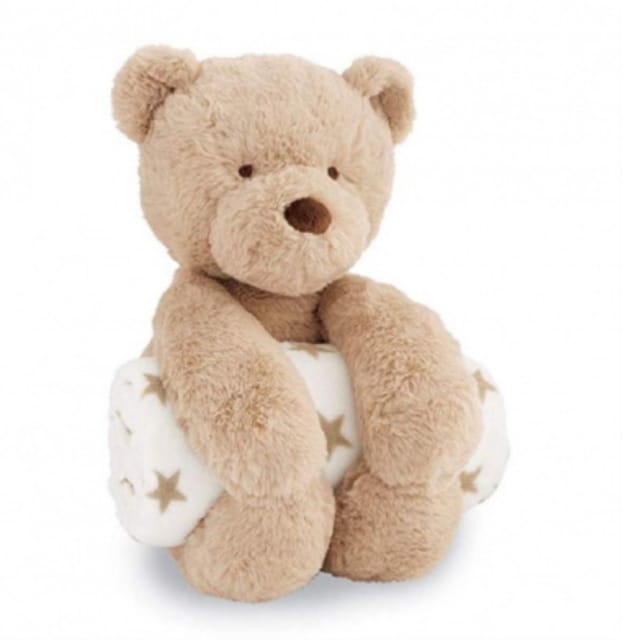 MP Plush with Blanket Set-Bear