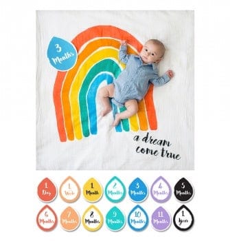 Lulujo Baby's 1st Year Blnkt & Card Sets