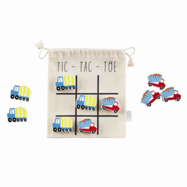 MP Wooden Tic-Tac-Toe Set-Trucks