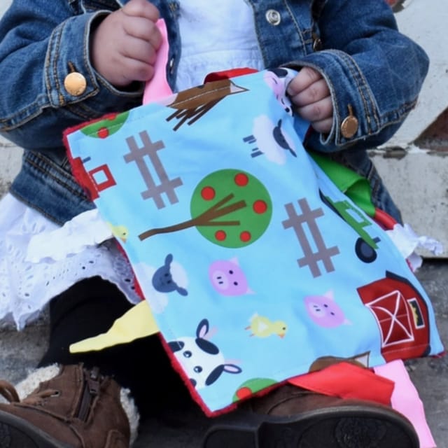 BJC Crinkle Tag Toy-Farm