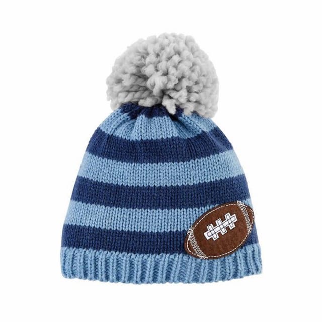 MP Knit Football Hat in Blue
