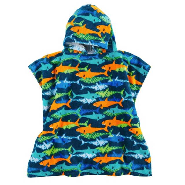 MP Poncho/Cover Up-Sharks