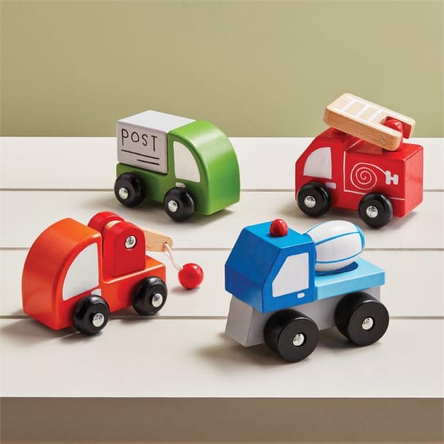 MP Wooden Transportation Vehicles-Asst