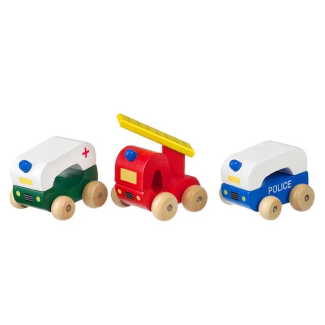 OTT First Emergency Vehicles Wooden Set