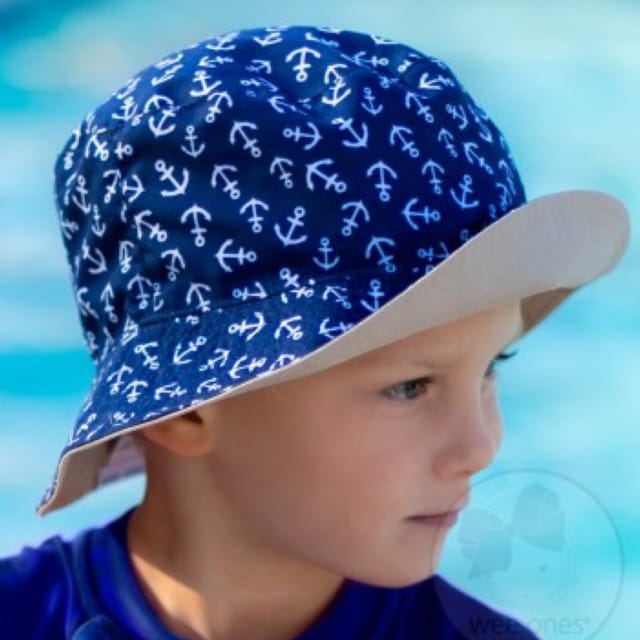 WO Reversible Anchor Print Sunhat