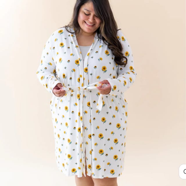 Kyte Baby Women’s Lounge Robe-Sunflower