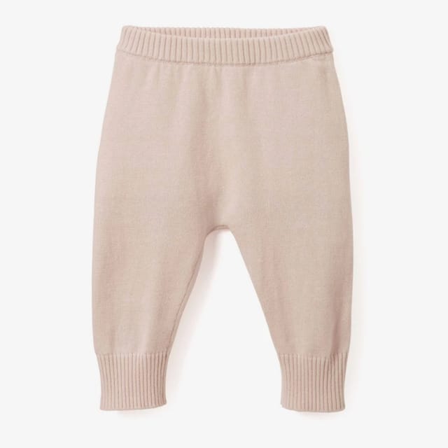 EB Knit Pants-Pale Pink