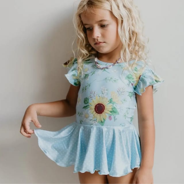 OD Skirted Leotard-Sunflower
