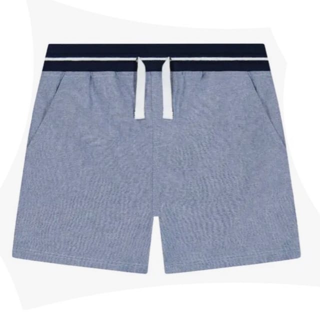 A&E Navy Chambray Shorts