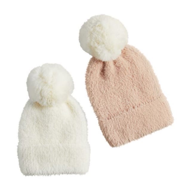 MP Fuzzy Pom Knit Hat-Asst.