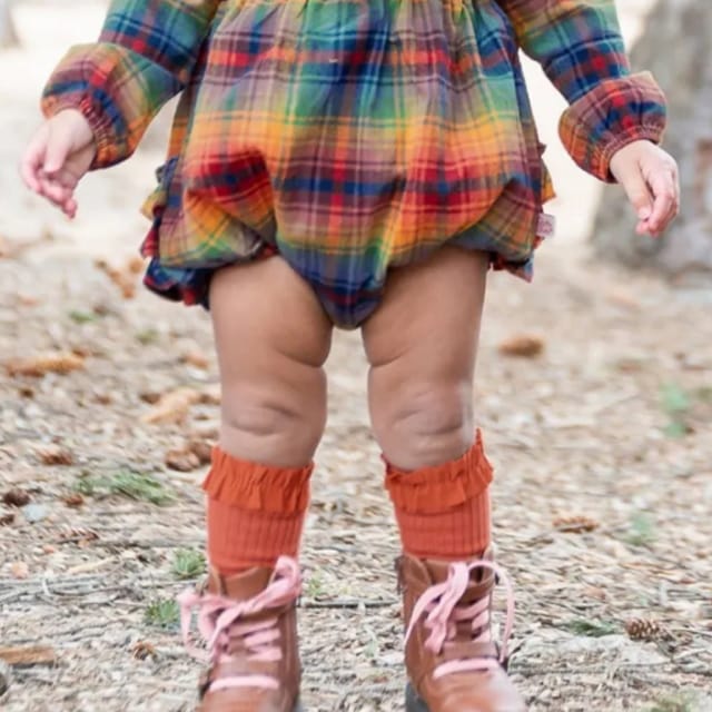 RB 3Pk Knee High Socks-Ivry/BrntSiena/Oatmeal-4T/6