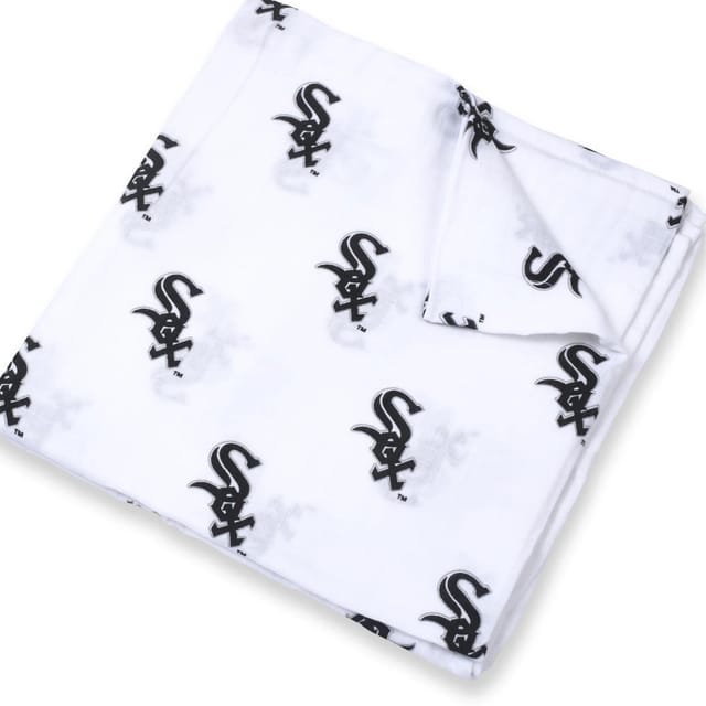 TLA MLB Muslin Blanket-White Sox