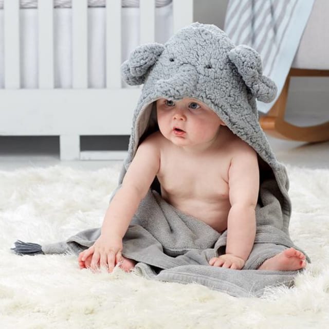 MP Infant Hooded Towel-Elephant