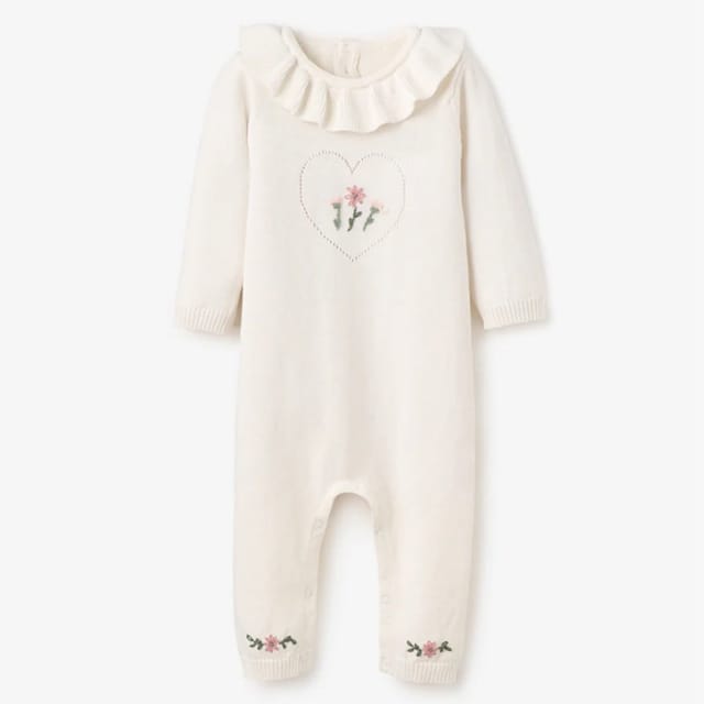 EB Pony Meadow Heart Knit Jumpsuit
