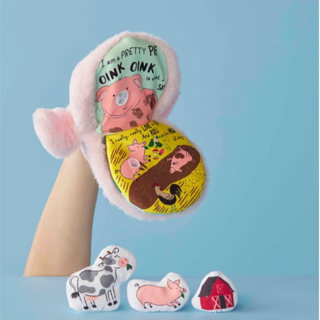 MP Puppet Book with Sound-Pig