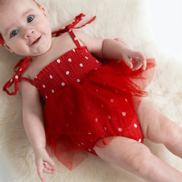 AD Tutu Bubble-Red Polka Dot