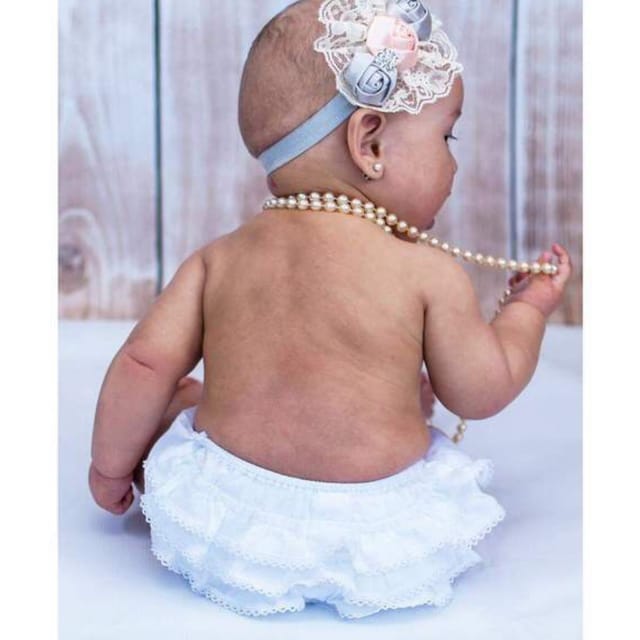HL Picot Lace Ruffle Diaper Cover