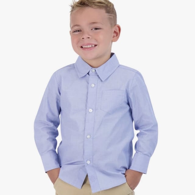 A&E Chambray Button Up Shirt-5T