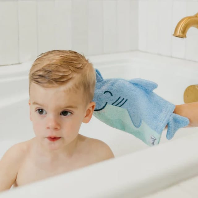Copper Pearl Wash Mitt-Finn Shark