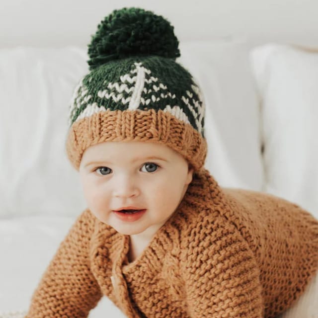 HL Knit Beanie Hat-Forest Loden