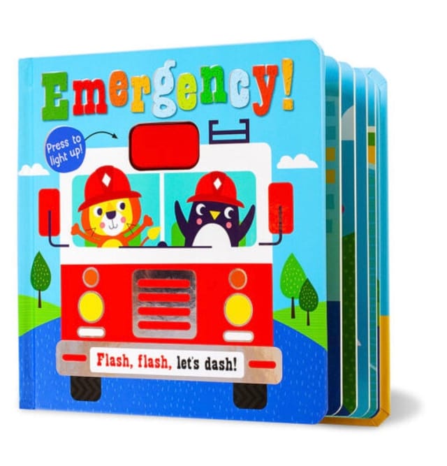 Emergency light up book