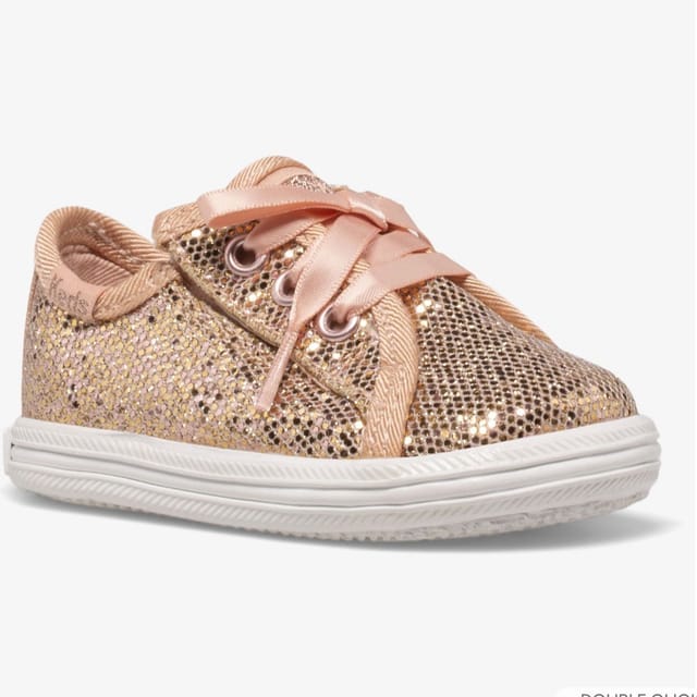 Keds Crib Shoe-Celebrations-Rose Gold