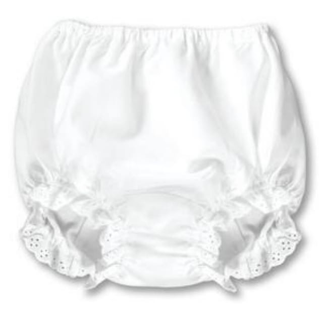 Rosalina White Diaper Cover