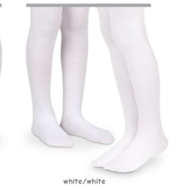 JS 2Pk Tights-White-21445