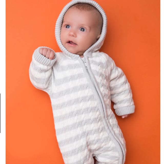 AD Sherpa Hooded Footie-Asst.