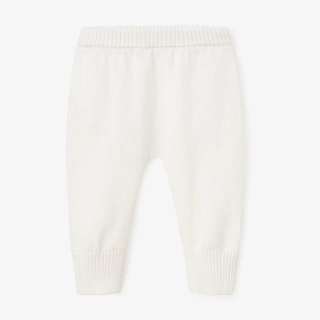 EB Knit Pants-White