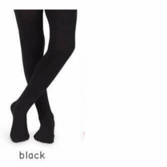 JS Pima Cotton Tights-Black-1505
