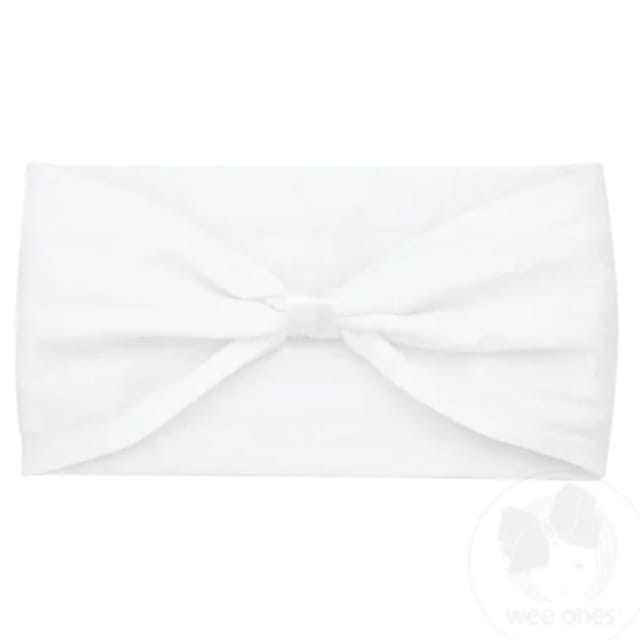 WO Nylon Add-A-Bow Band-White
