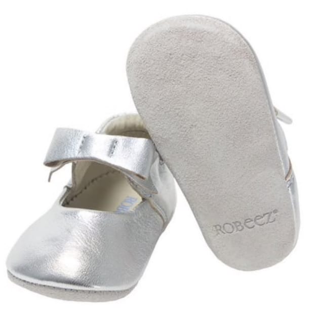 Robeez First Kicks-Sophia-Silver