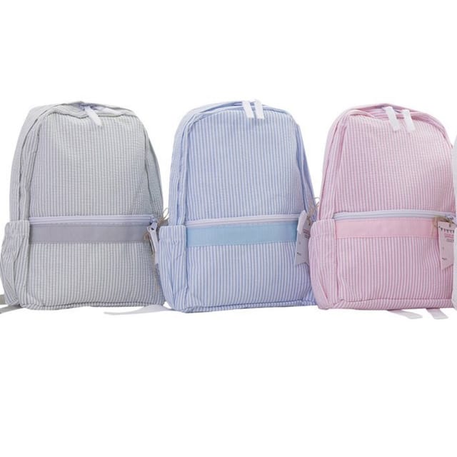 Seersucker Backpack- Mini