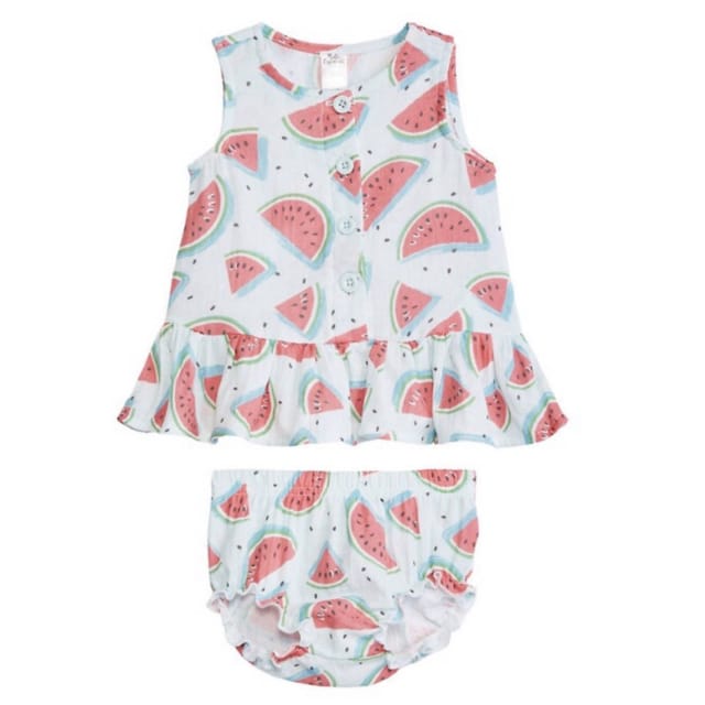 BE 2Pc Watermelon Print Set