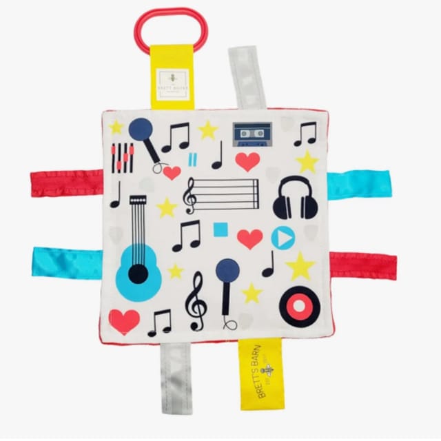 BJC Baby Crinkle Tag Toy-Music
