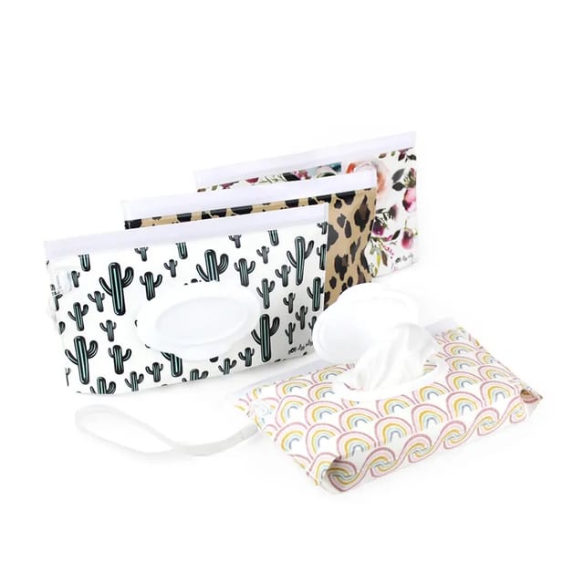 IR Take and Travel Reusable Wipes Case-Leopard
