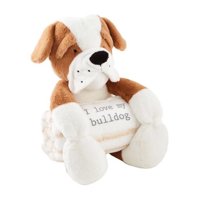 MP Plush with Blanket-Bulldog