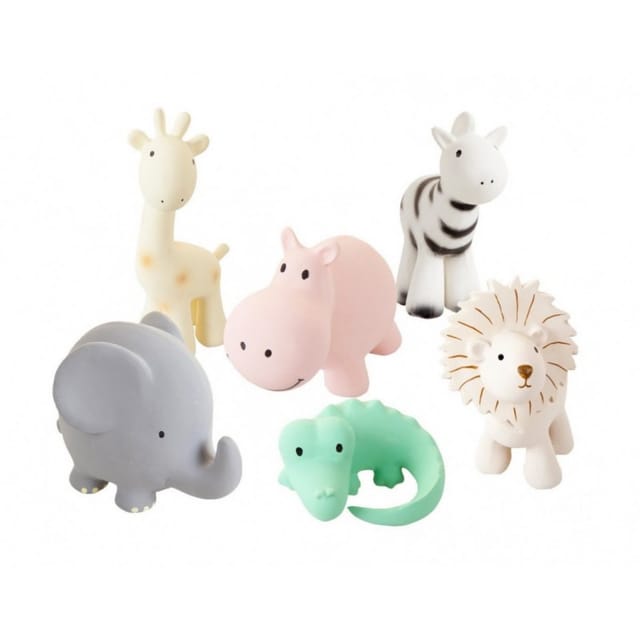 My First Zoo Rubber Rattle-Asst