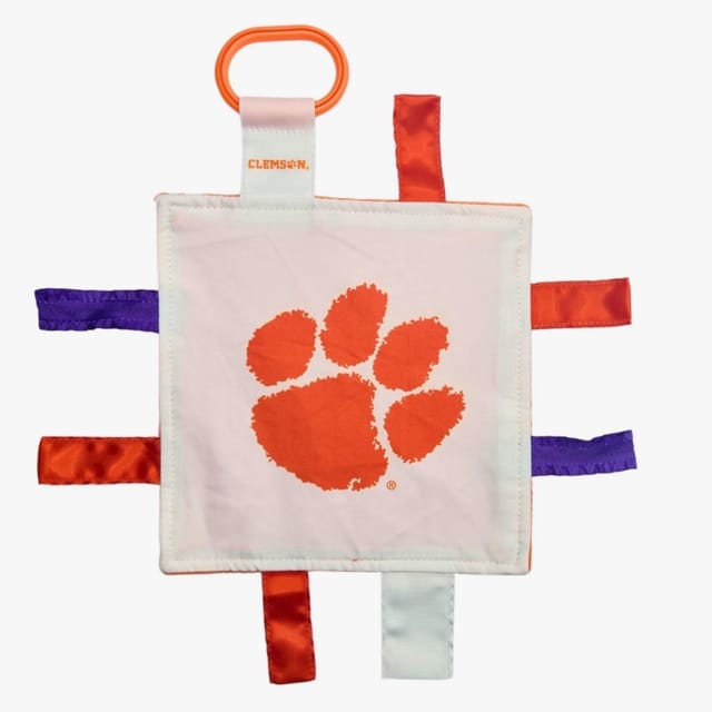 BJC Baby Crinkle Tag Toy-Clemson