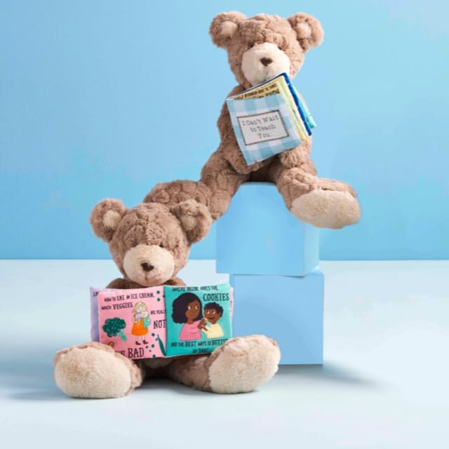 MP Big Brother/Sister Bear & Soft Book Set
