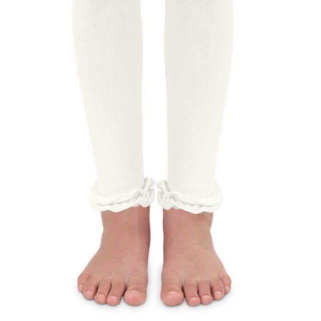 RB Footless Tights-White