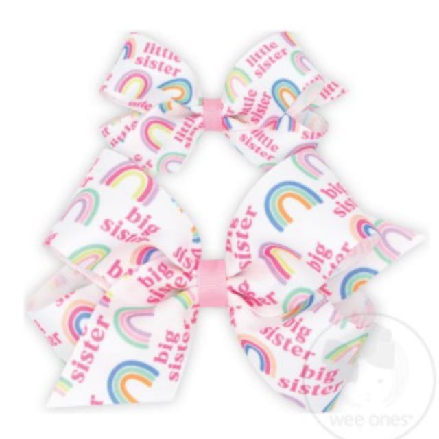 WO Set of Two-Little Sister/Big Sister Bow