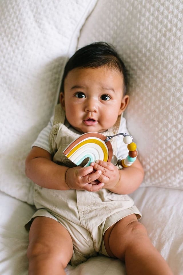 LLL Silicone Teether Set-Rainbow-Asst.